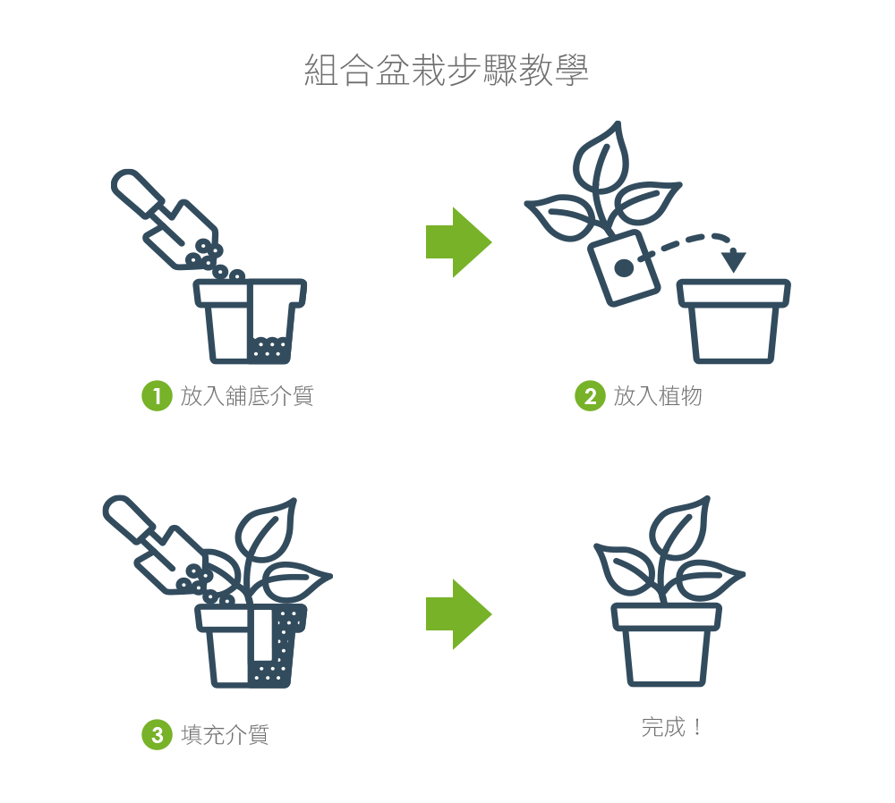 2Ustyle 風格圖悠 盆栽 植物 花器 組合盆栽步驟教學
