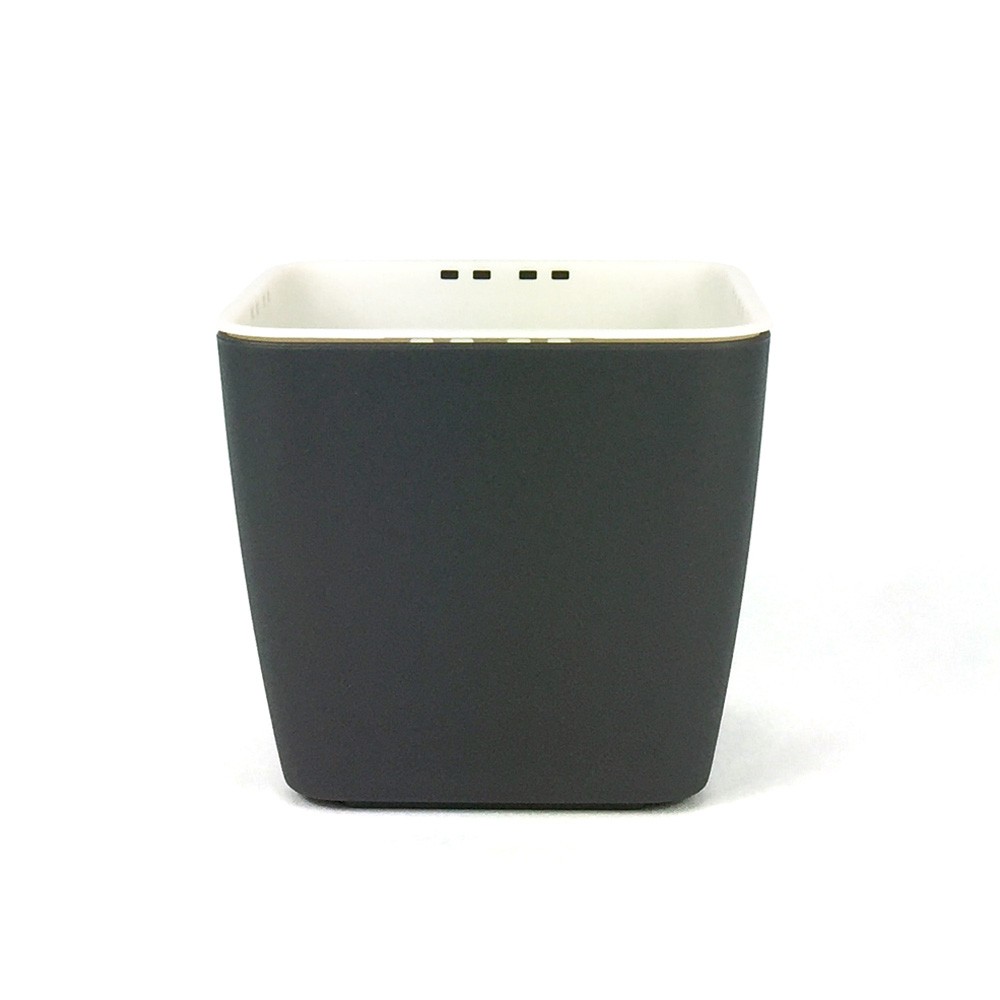 儲水花器雨系列霧灰黑10cm 2ustyle 上網買盆栽 植物安心宅配
